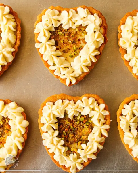 Mini Key Lime Tart de SOAD Bakery con pistachos